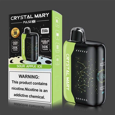 CM VAPE 30000 PUFF PULSE X Vape Saveur 5% : Glace à la pomme aigre