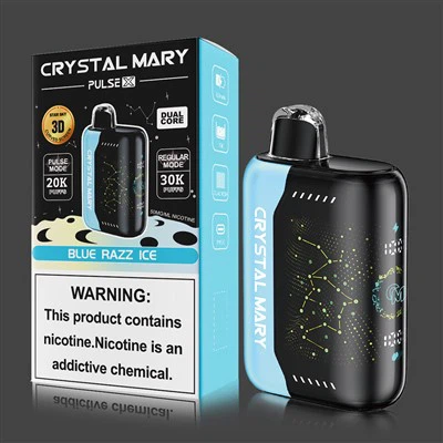 CM VAPE 30K PUFF PULSE X Vape jetable 5% : bleu Razz Ice